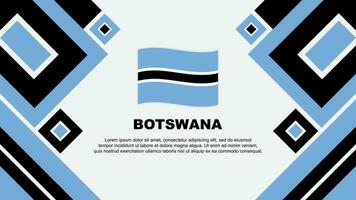 botswana flagga abstrakt bakgrund design mall. botswana oberoende dag baner tapet vektor illustration. botswana tecknad serie