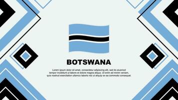 botswana flagga abstrakt bakgrund design mall. botswana oberoende dag baner tapet vektor illustration. botswana bakgrund