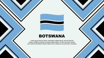botswana flagga abstrakt bakgrund design mall. botswana oberoende dag baner tapet vektor illustration. botswana vektor