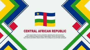 zentral afrikanisch Republik Flagge abstrakt Hintergrund Design Vorlage. Unabhängigkeit Tag Banner Hintergrund Vektor Illustration. Banner
