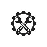Mechaniker Werkzeuge Logo vektor