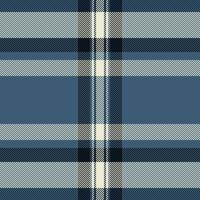 nahtlos prüfen Textil- von Stoff Tartan Plaid mit ein Hintergrund Muster Vektor Textur.