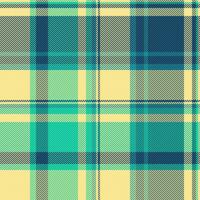 Textil- Hintergrund Vektor von Textur Tartan Plaid mit ein nahtlos Stoff prüfen Muster.