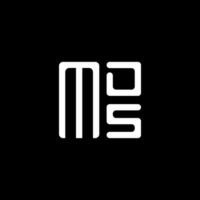 mds Brief Logo Vektor Design, mds einfach und modern Logo. mds luxuriös Alphabet Design
