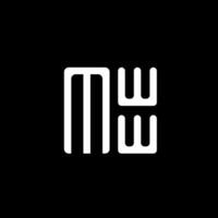 mww brev logotyp vektor design, mww enkel och modern logotyp. mww lyxig alfabet design