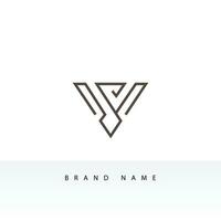 Brief vc Logo Symbol Design Illustration zum Ihre Geschäft. Initiale Logo Design, geometrisch Logo. kreativ modern Monogramm Alphabet. vektor