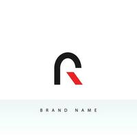 Brief r Logo Design Vektor Illustration. einfach und elegant r Initiale Logo zum Kleidung oder Sport Marke. Brief r Gliederung Logo Vorlage zum ein Geschäft oder Unternehmen. minimal r Symbol Symbol.