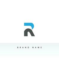 Brief r Logo Design Vektor Illustration. einfach und elegant r Initiale Logo zum Kleidung oder Sport Marke. Brief r Gliederung Logo Vorlage zum ein Geschäft oder Unternehmen. minimal r Symbol Symbol.