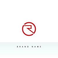 Brief r Logo Design Vektor Illustration. einfach und elegant r Initiale Logo zum Kleidung oder Sport Marke. Brief r Gliederung Logo Vorlage zum ein Geschäft oder Unternehmen. minimal r Symbol Symbol.