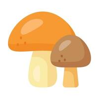 Prämie Symbol von Pilz, gesund und organisch Essen vektor