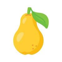 ett Fantastisk ikon av päron, friska och organisk mat vektor