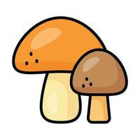 premie ikon av svamp, friska och organisk mat vektor