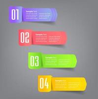 modern text rutmall, infographics banner vektor