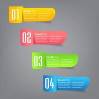 modern text rutmall, infographics banner vektor