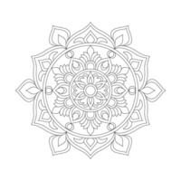 Mandala Seelen Kaleidoskop Färbung Buch Seite zum kdp Buch Innere vektor