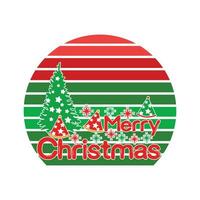 detta är jul, glad jul t skjorta design. jul, träd, 25, december. vektor