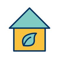 eco home vector icon