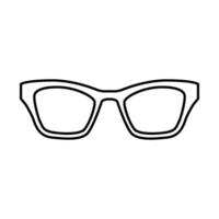 Brille Symbol Vektor. Sonnenbrille Illustration unterzeichnen. Blindheit Symbol oder Logo. vektor