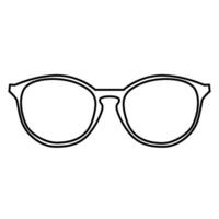 Brille Symbol Vektor. Sonnenbrille Illustration unterzeichnen. Blindheit Symbol oder Logo. vektor