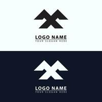 de logotyp med de första brev m utseende tycka om en berg. första brev m logotyp. vektor