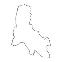 svay rieng Provinz Karte, administrative Aufteilung von Kambodscha. Vektor Illustration.