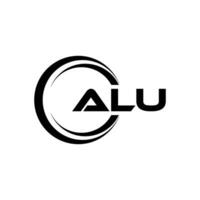 alu Brief Logo Design, Inspiration zum ein einzigartig Identität. modern Eleganz und kreativ Design. Wasserzeichen Ihre Erfolg mit das auffällig diese Logo. vektor