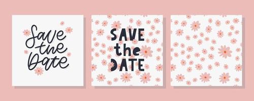 schöne Frühlingskonzeptkarte. tolle Blumen und Vögel in Aquarelltechnik. helle romantische Karte mit Sommerblumen im Vektor. charmanter Save-the-Date-Hintergrund vektor