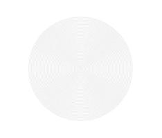 koncentrisk cirkelelement. ring i svartvitt. ljudvåg vektor
