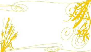 Illustration Hintergrund mit ein sanft Gelb Pflanze Thema. perfekt zum Hintergrund, Einladung Karten, Umschläge, Zeitschriften, Buch Abdeckungen. vektor