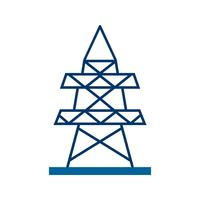 Elektrischer Turm Vektor Icon