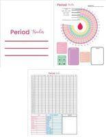 period tracker planerare vektor