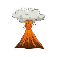 utbrott lava illustration vektor