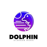 Delfin Gradient Logo vektor