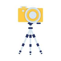 kamera fotografi i stativ illustration vektor