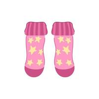 Baby Kleinkind Socken Karikatur Vektor Illustration