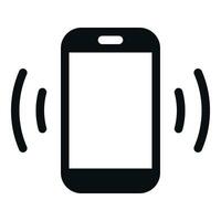 smartphone telefon ring upp ikon uppsättning vektor