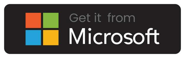 erhalten es von Microsoft Geschäft - - herunterladen unser App zum Fenster Geräte vektor