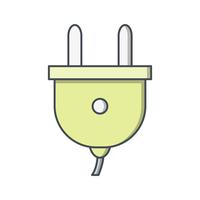 Plug-Vektor-Symbol vektor