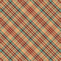 Tartan-Plaidmuster mit Textur und Sommerfarbe. vektor