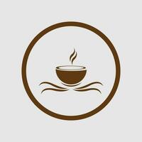 Kaffee Tasse Logo Vektor Symbol Illustration Design