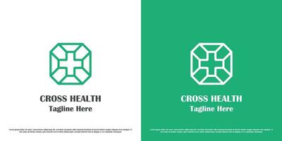 gesund Plus Logo Design Illustration. einfach gestalten Kreuz Plus Gesundheit Krankenhaus geduldig medizinisch Klinik Notfall Linderung Pflege. modern minimal einfach abstrakt Symbol Symbol. vektor