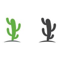 Kaktus Icon Design Vorlage Vektor