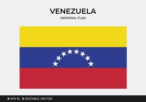 illustration av venezuelas nationella flagga vektor