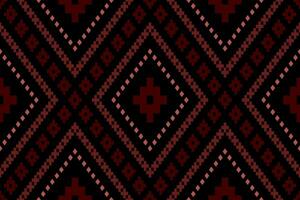 röd traditionell etnisk mönster paisley blomma ikat bakgrund abstrakt aztec afrikansk indonesiska indisk sömlös mönster för tyg skriva ut trasa klänning matta gardiner och sarong vektor