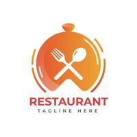 restaurang mat kock pizza vektor logotyp mall illustration