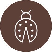 lady bug vector icon