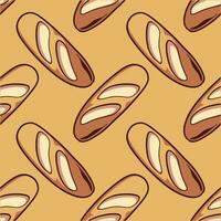 lång torr bröd mönster vektor