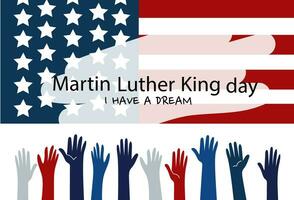 martin luther king tag vektor