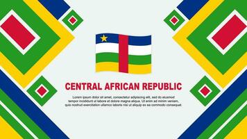 zentral afrikanisch Republik Flagge abstrakt Hintergrund Design Vorlage. Unabhängigkeit Tag Banner Hintergrund Vektor Illustration. Karikatur