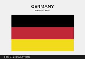 Abbildung der deutschen Nationalflagge vektor